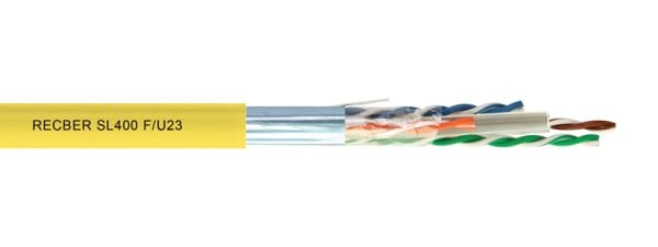 Reçber SL400 F/U23 Cat6 F/UTP 4X2X23AWG Kablo 100m