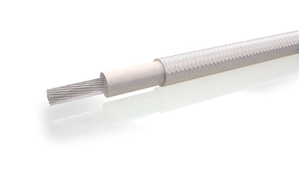 1,5 mm SİAF GL Cam Elyaf Isıya Dayanıklı Silikon Kablo 1 Metre