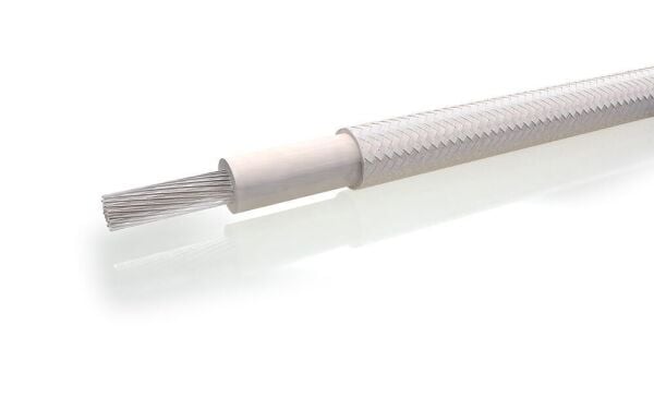 4 mm SİAF GL Cam Elyaf Isıya Dayanıklı Silikon Kablo 1 Metre