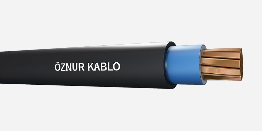 Öznur 2x4 NYY YVV Alçak Gerilim Enerji Kablosu 1 Metre