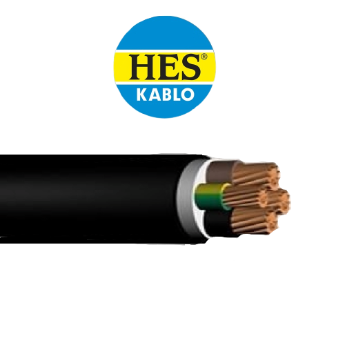 Hes 3x120+70 NYY (YVV) Alçak Gerilim Yer Altı Enerji Kablosu 1 Metre