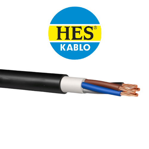 Hes H05VV-F 4x1,5 mm NYMHY TTR Enerji Kablosu 100 Metre