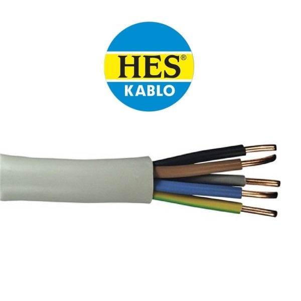 Hes 5x6 mm NYM (NVV) Antigron Enerji Kablosu 100 Metre